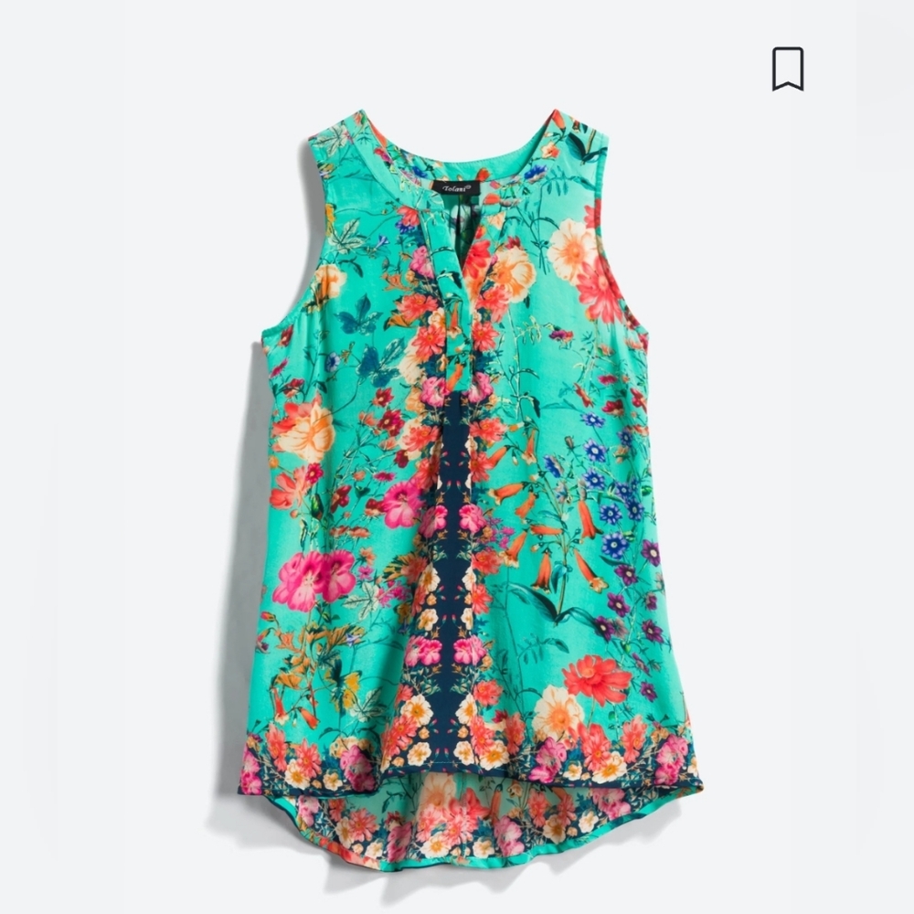 TOLANI,Camila Silk Blouse, light green